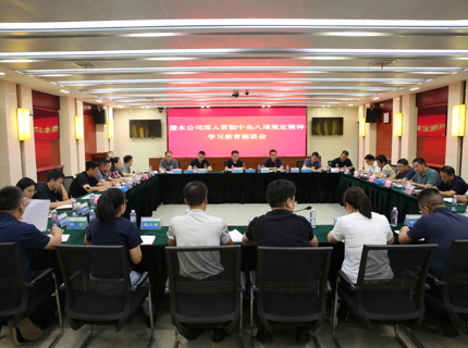 公司召開深入貫徹中央八項規(guī)定精神學習教育座談會